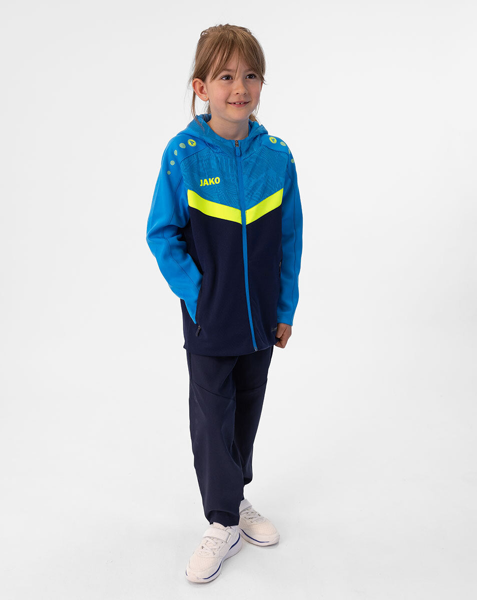 JAKO Kapuzenjacke Iconic 6824 marine/JAKO blau/neongelb