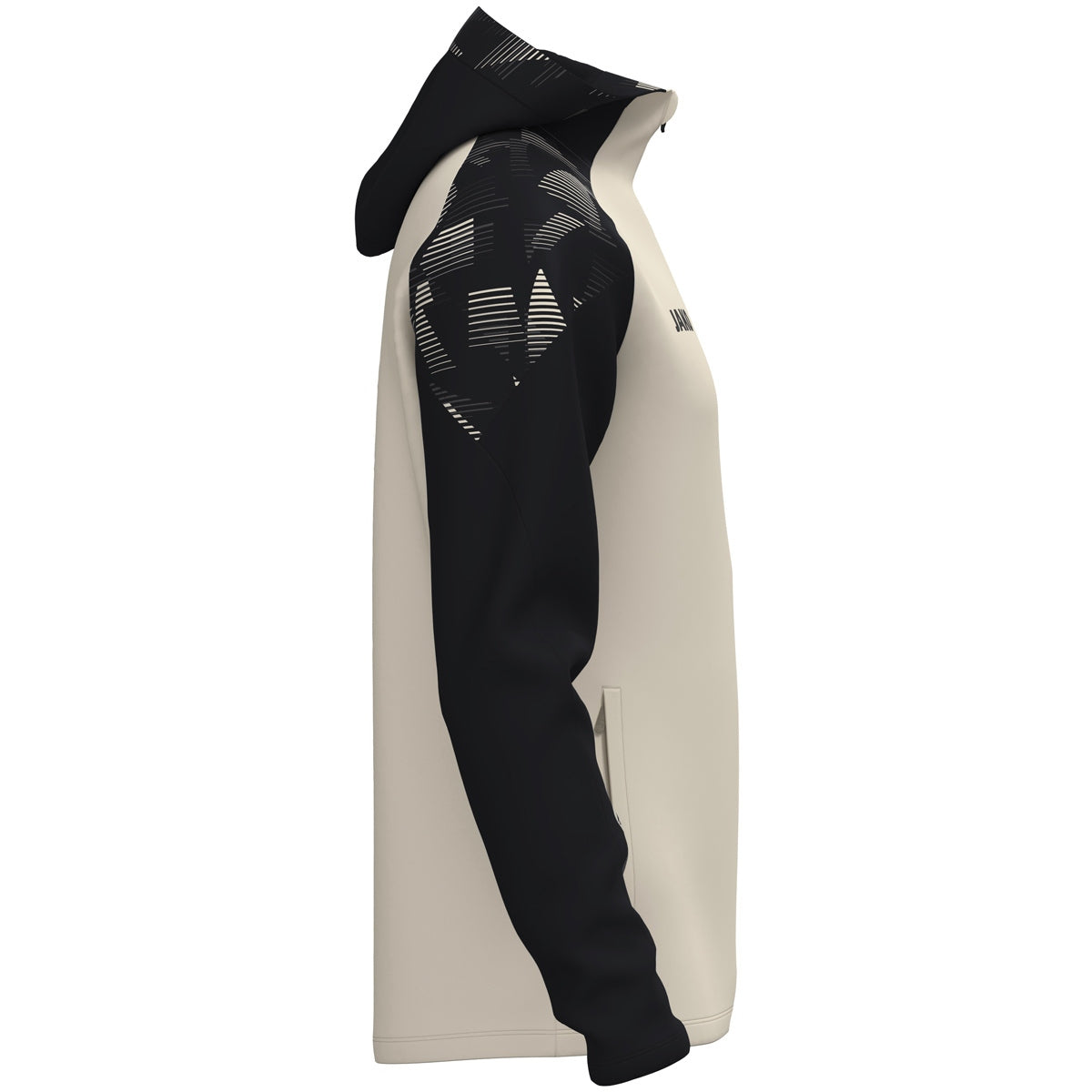 JAKO Kapuzenjacke Sonic off white/schwarz