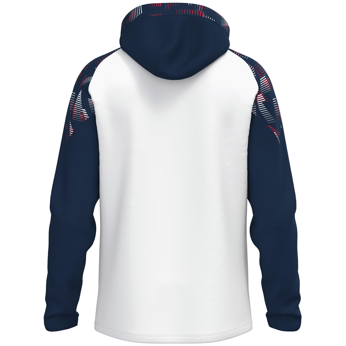 JAKO Kapuzenjacke Sonic weiß/marine/rot