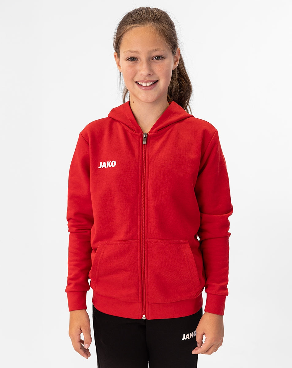 JAKO Kapuzenjacke Base rot