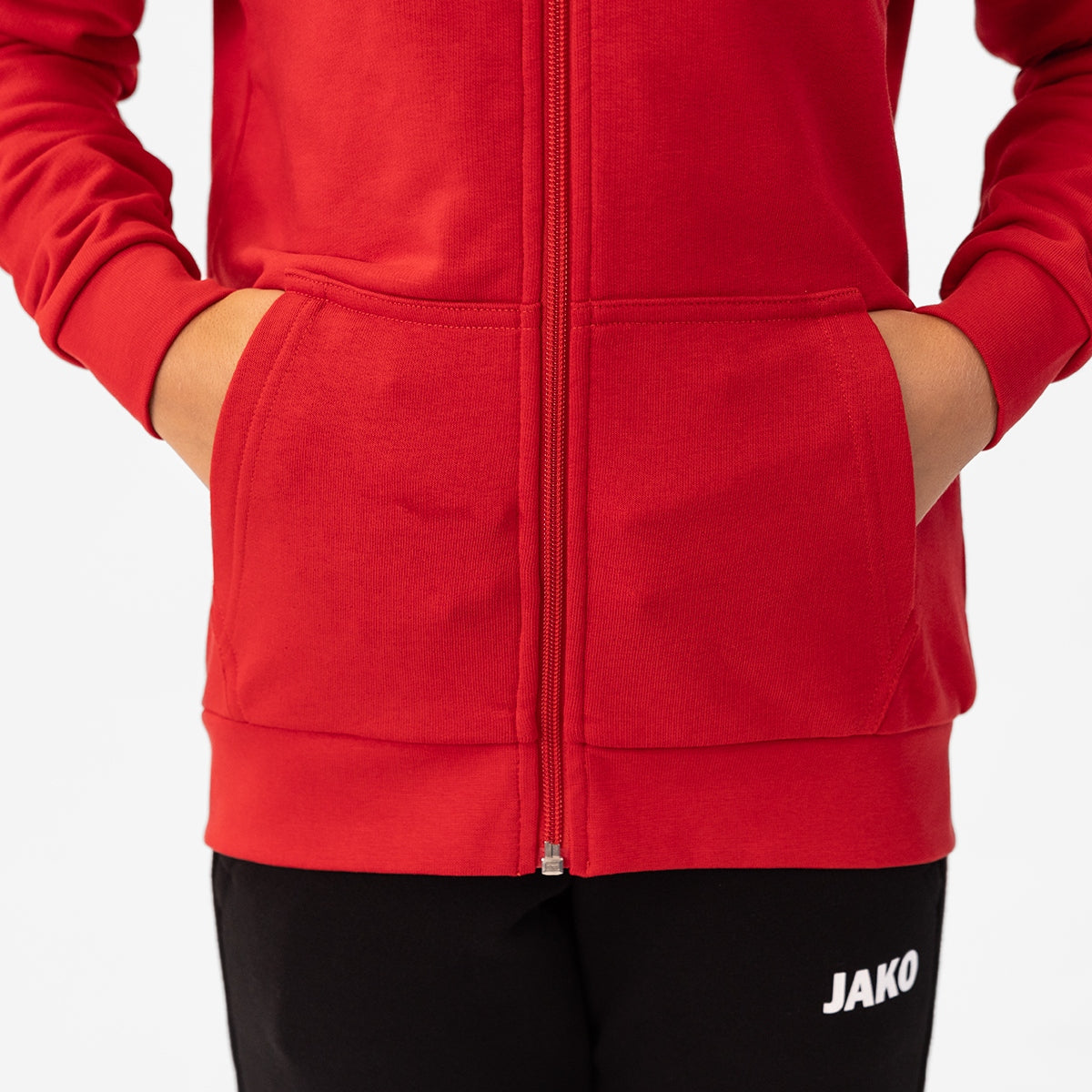 JAKO Kapuzenjacke Base rot