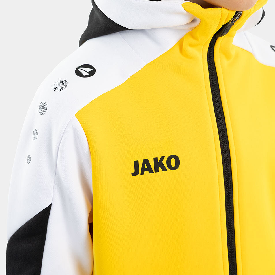 JAKO Kapuzenjacke Dynamic gelb/weiß/schwarz