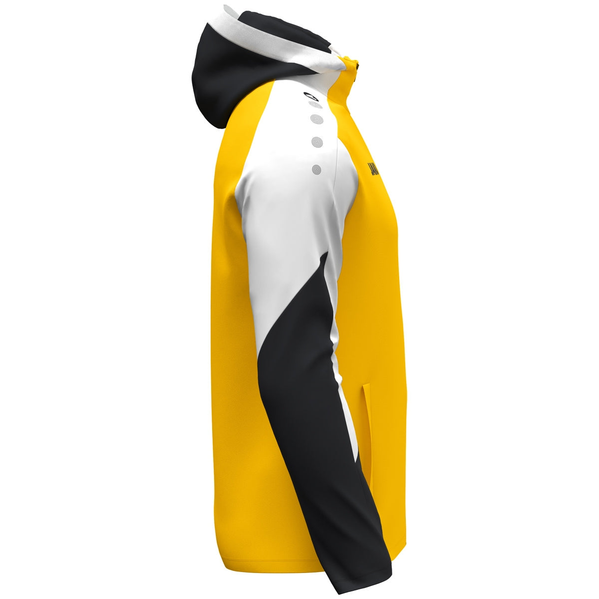 JAKO Kapuzenjacke Dynamic gelb/weiß/schwarz
