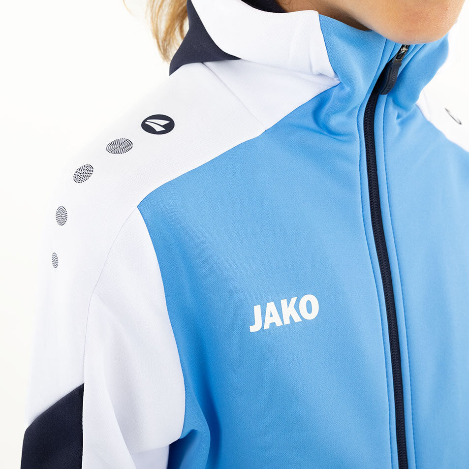 JAKO Kapuzenjacke Dynamic skyblue/weiß/marine