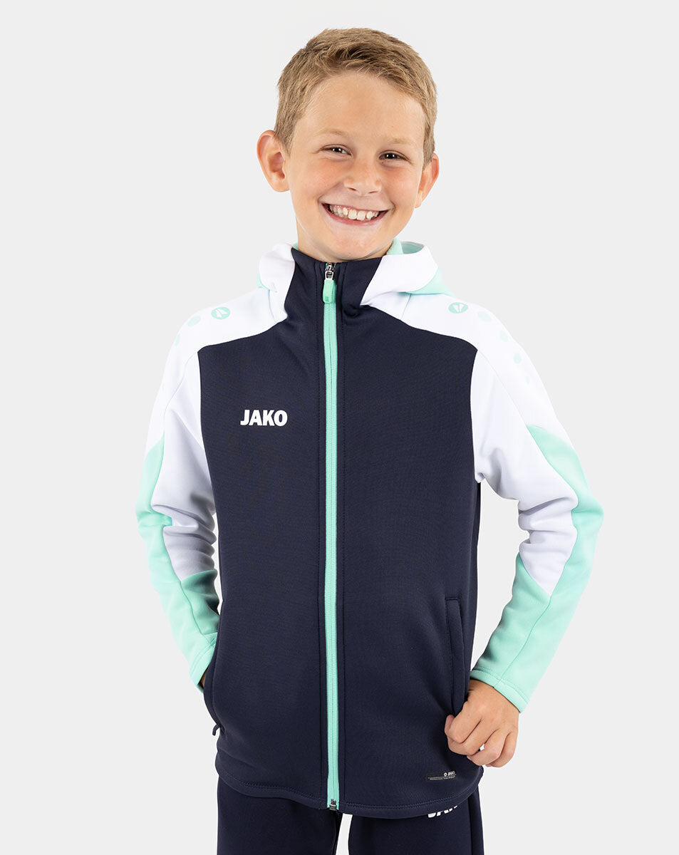 JAKO Kapuzenjacke Dynamic marine/weiß/minze