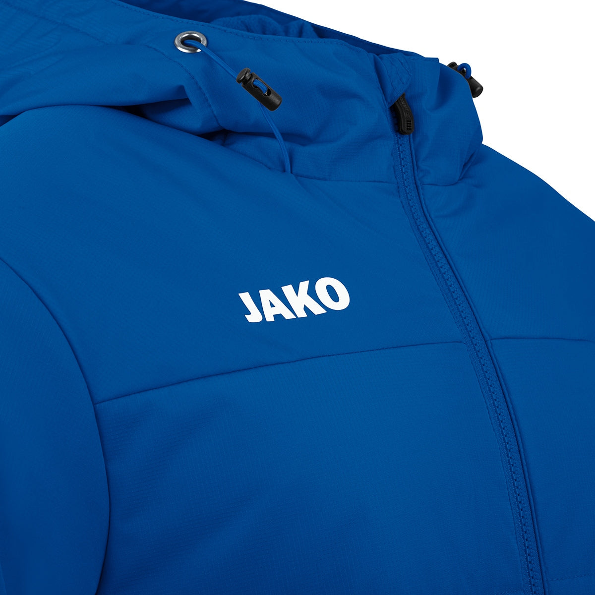 JAKO Coachjacke Team mit Kapuze royal