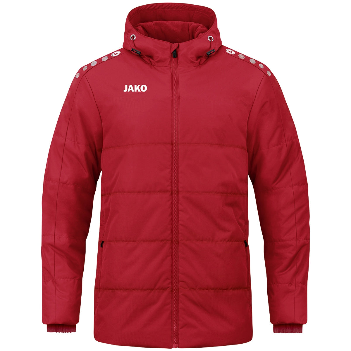 JAKO Coachjacke One mit Kapuze rot