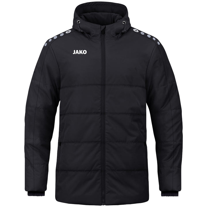 JAKO Coachjacke One mit Kapuze schwarz