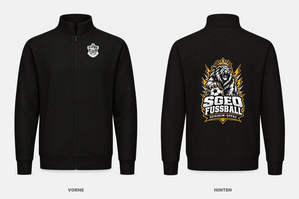 SG Edigheim-Oppau Sweatjacke Motiv Löwe – vorne und hinten