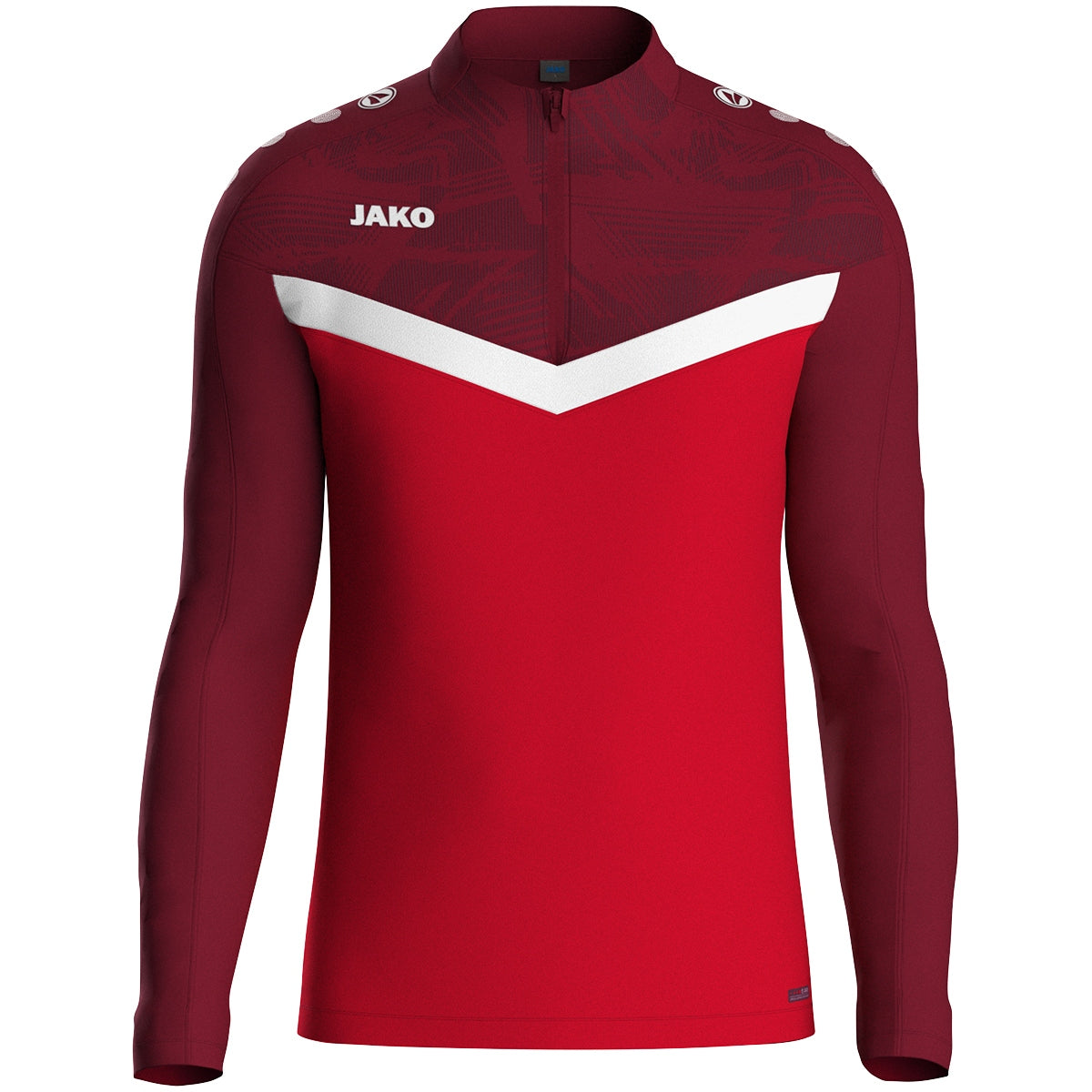JAKO Ziptop Iconic 8624 rot/weinrot
