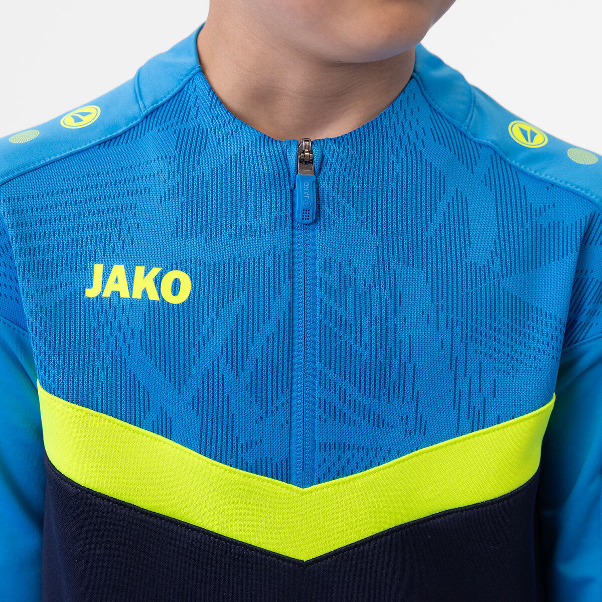 JAKO Ziptop Iconic 8624 marine/JAKO blau/neongelb