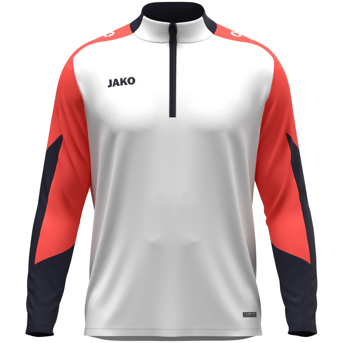 JAKO Ziptop Dynamic weiß/coral/marine