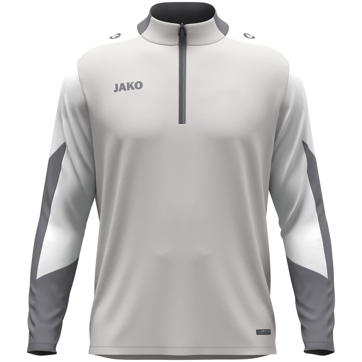 JAKO Ziptop Dynamic hellgrau/weiß/grau