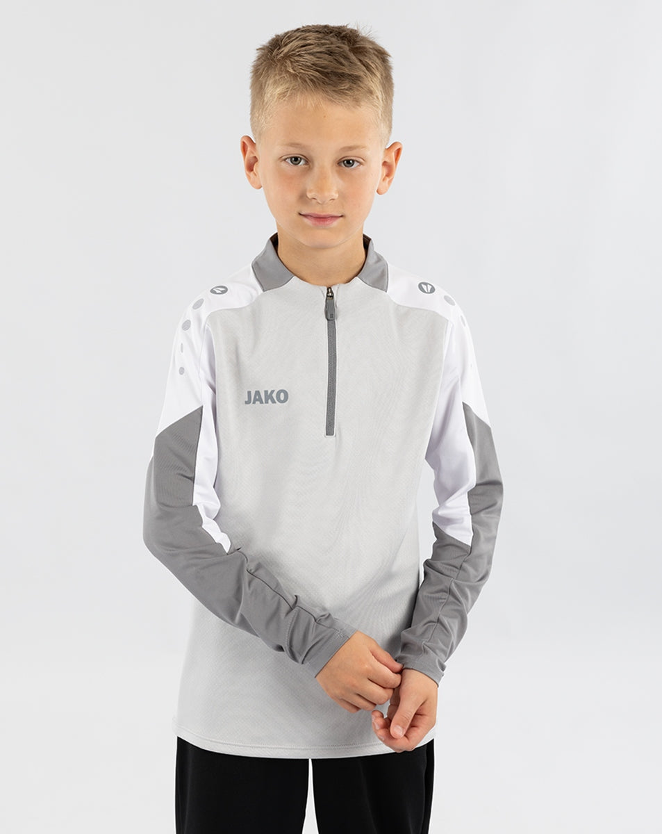 JAKO Ziptop Dynamic hellgrau/weiß/grau