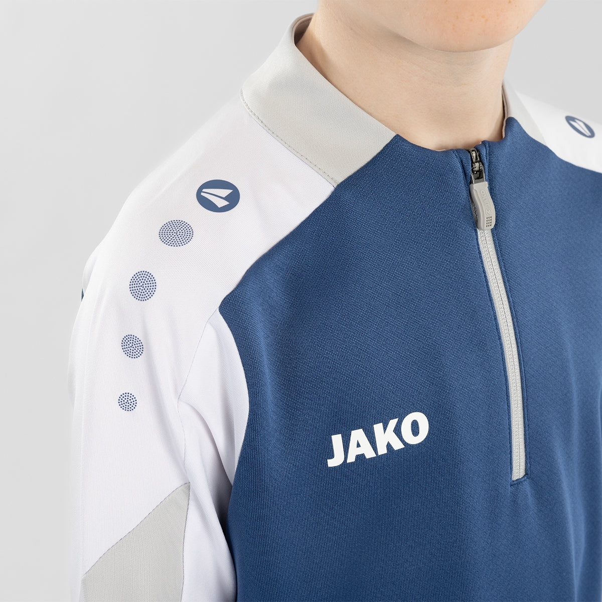 JAKO Ziptop Dynamic nachtblau/weiß/hellgrau