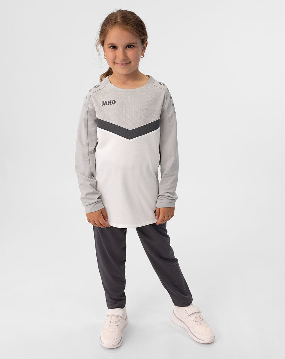 JAKO Sweat Iconic 8824 weiß/soft grey/anthra light