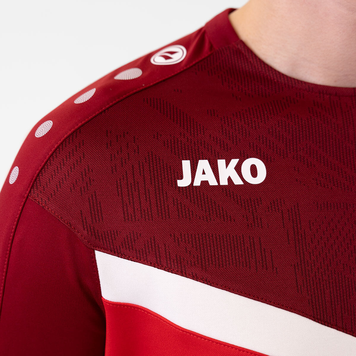 JAKO Sweat Iconic 8824 rot/weinrot