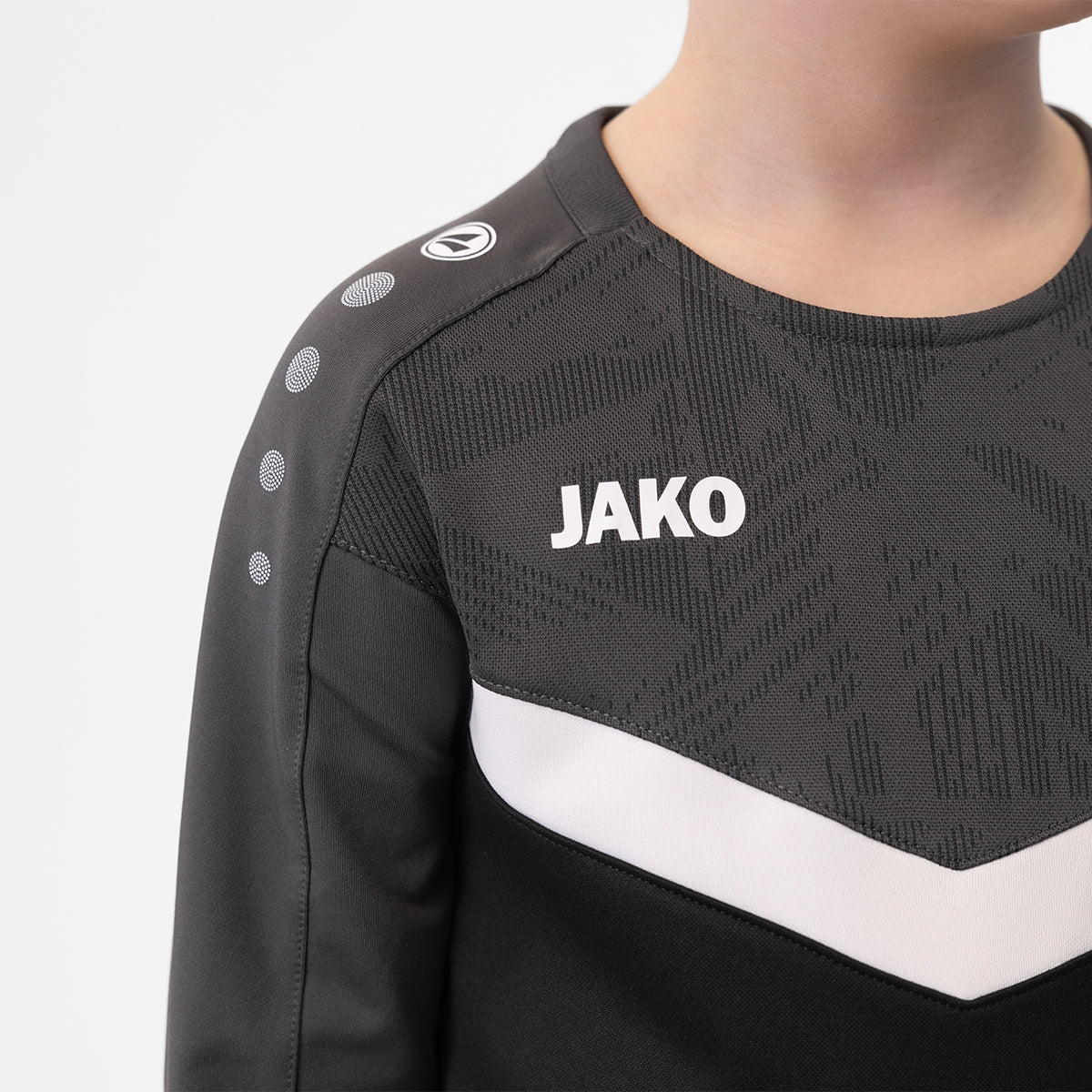 JAKO Sweat Iconic 8824 schwarz/anthrazit