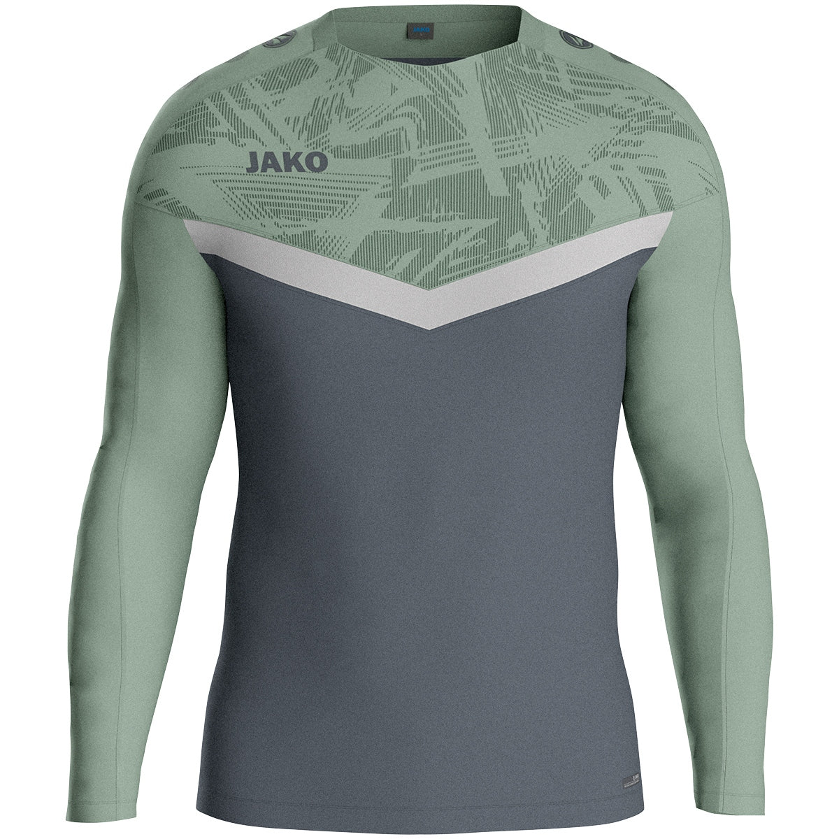 JAKO Sweat Iconic 8824 anthra light/mintgrün/soft grey