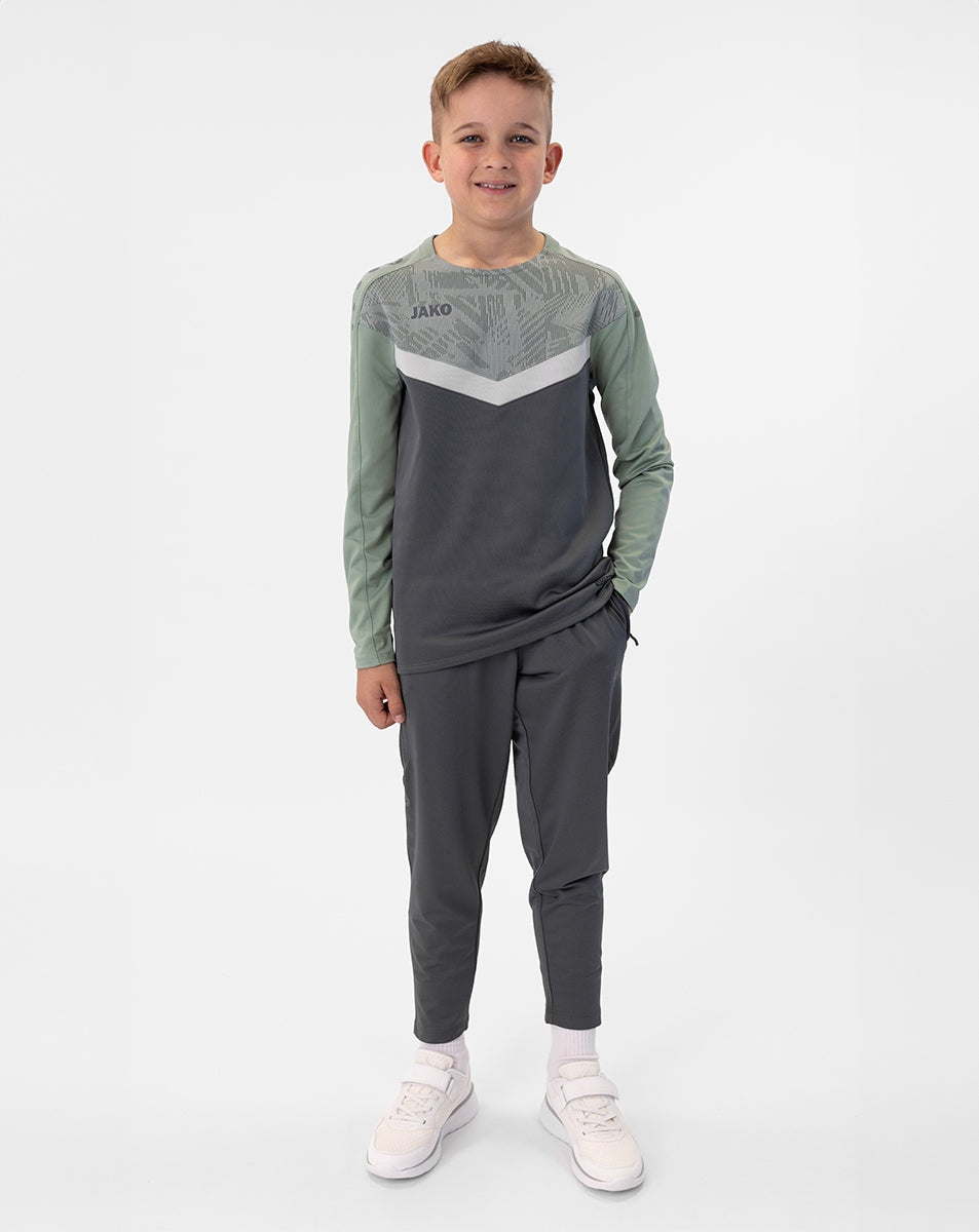 JAKO Sweat Iconic 8824 anthra light/mintgrün/soft grey