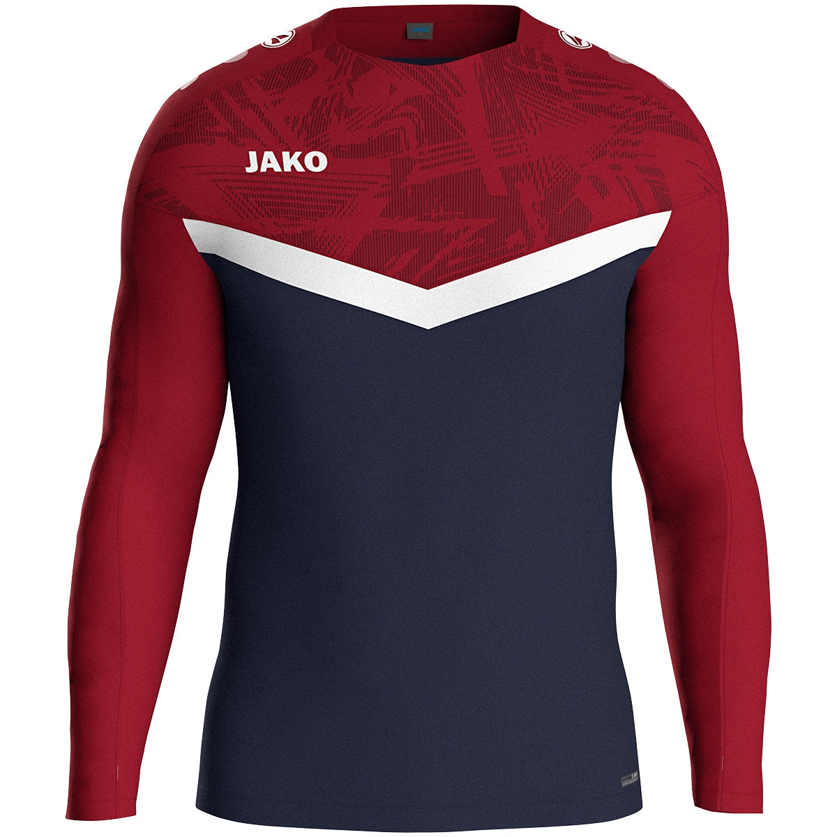 JAKO Sweat Iconic 8824 marine/chili rot