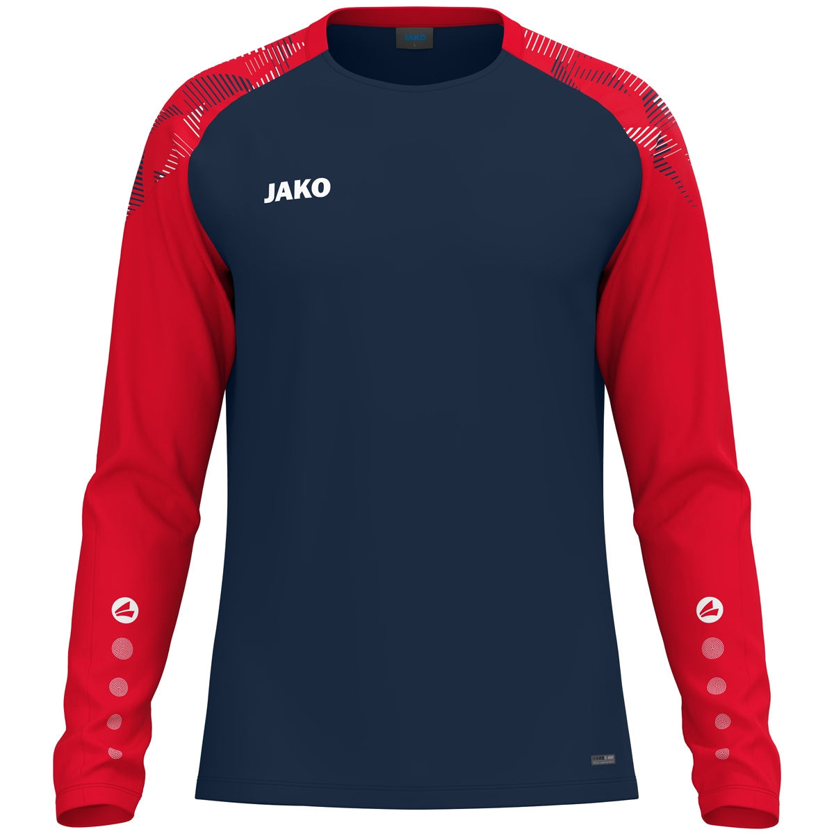 JAKO Longsleeve Sonic marine/rot