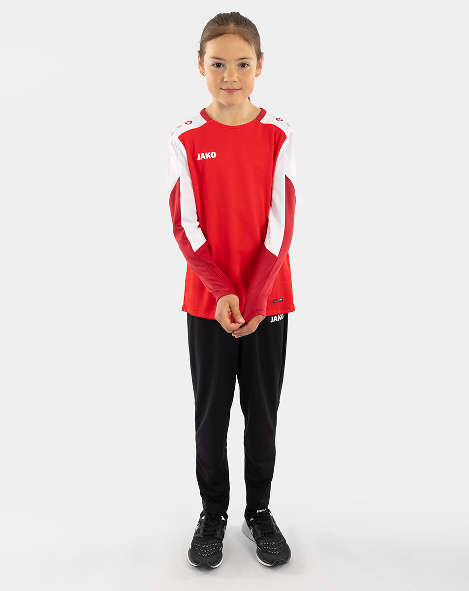 JAKO Longsleeve Dynamic rot/weiß/dunkelrot