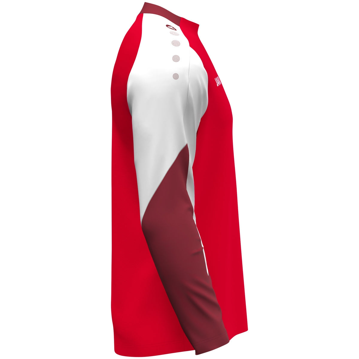 JAKO Longsleeve Dynamic rot/weiß/dunkelrot