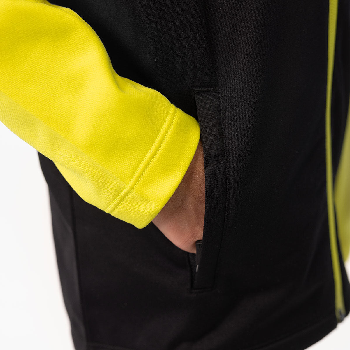 JAKO Polyesterjacke Iconic 9324 schwarz/soft yellow
