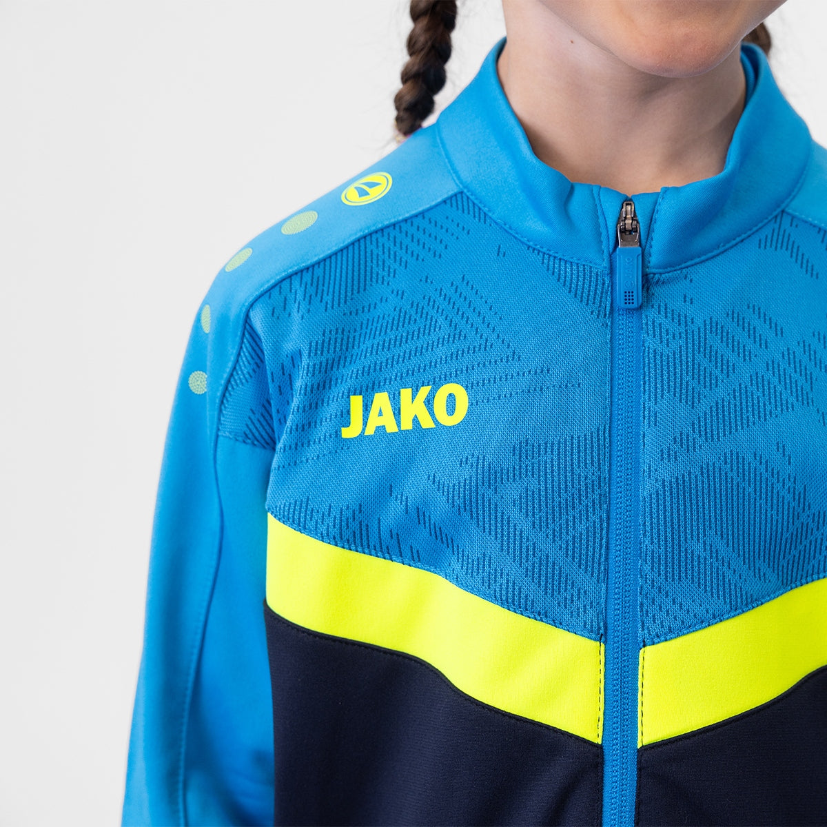 JAKO Polyesterjacke Iconic 9324 marine/JAKO blau/neongelb