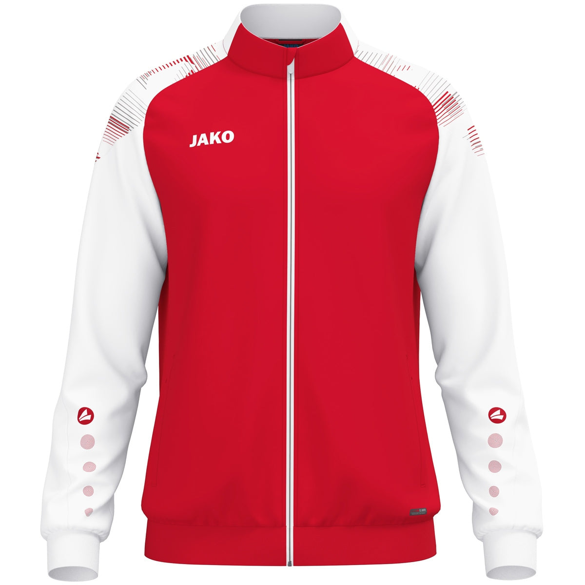 JAKO Polyesterjacke Sonic rot/weiß