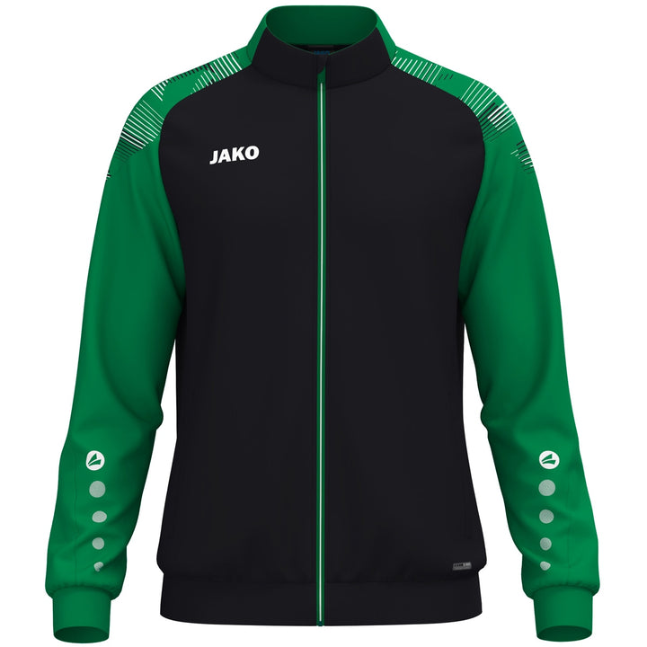 JAKO Polyesterjacke Sonic schwarz/grün