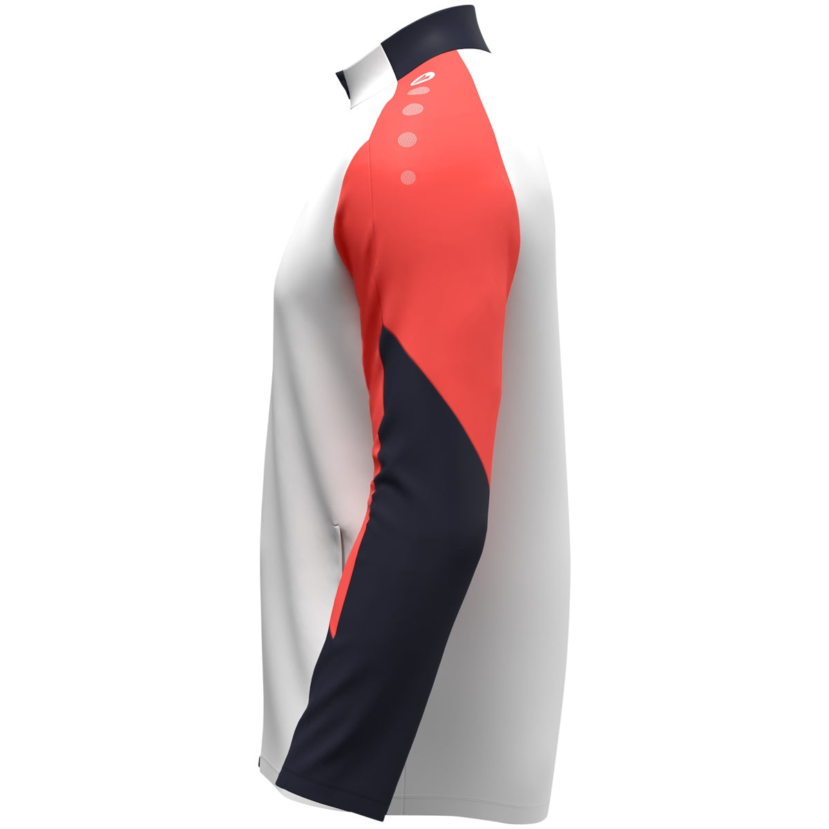 JAKO Polyesterjacke Dynamic weiß/coral/marine