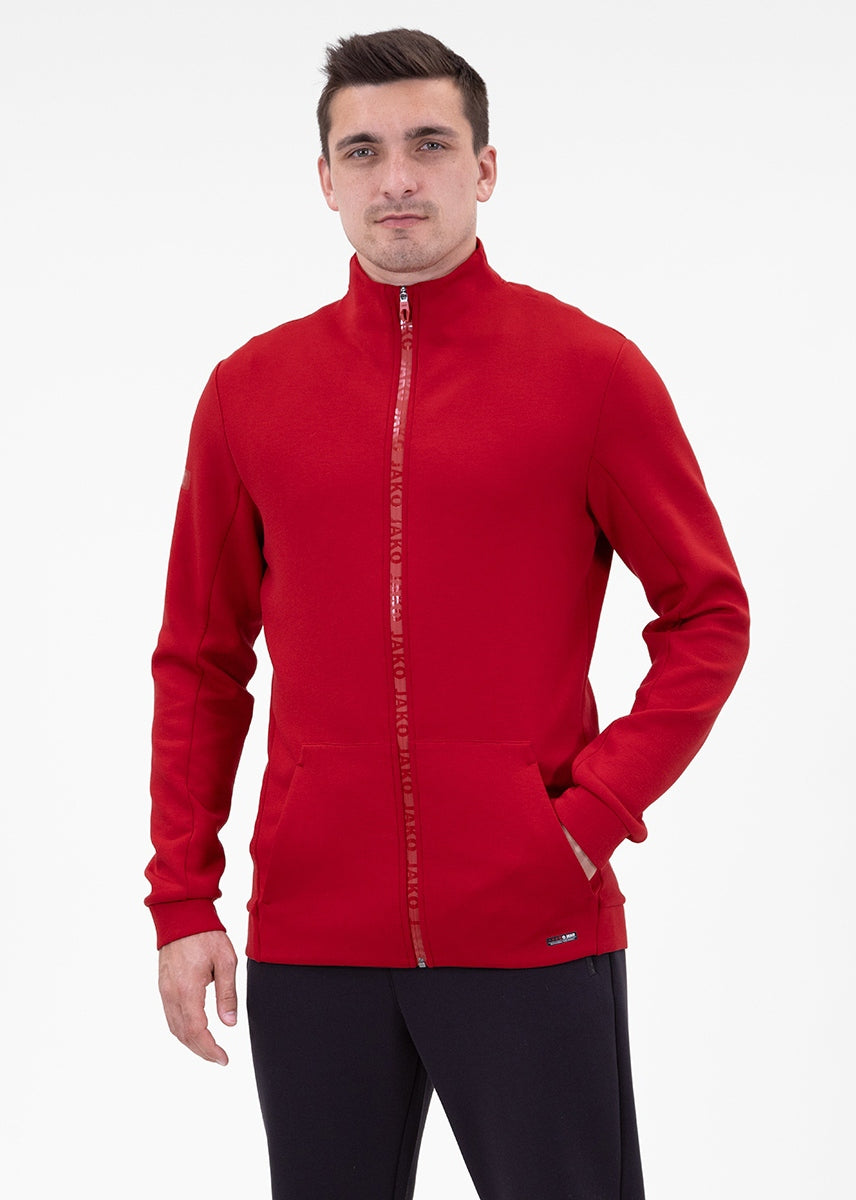 JAKO Jacke Pro Casual chili rot