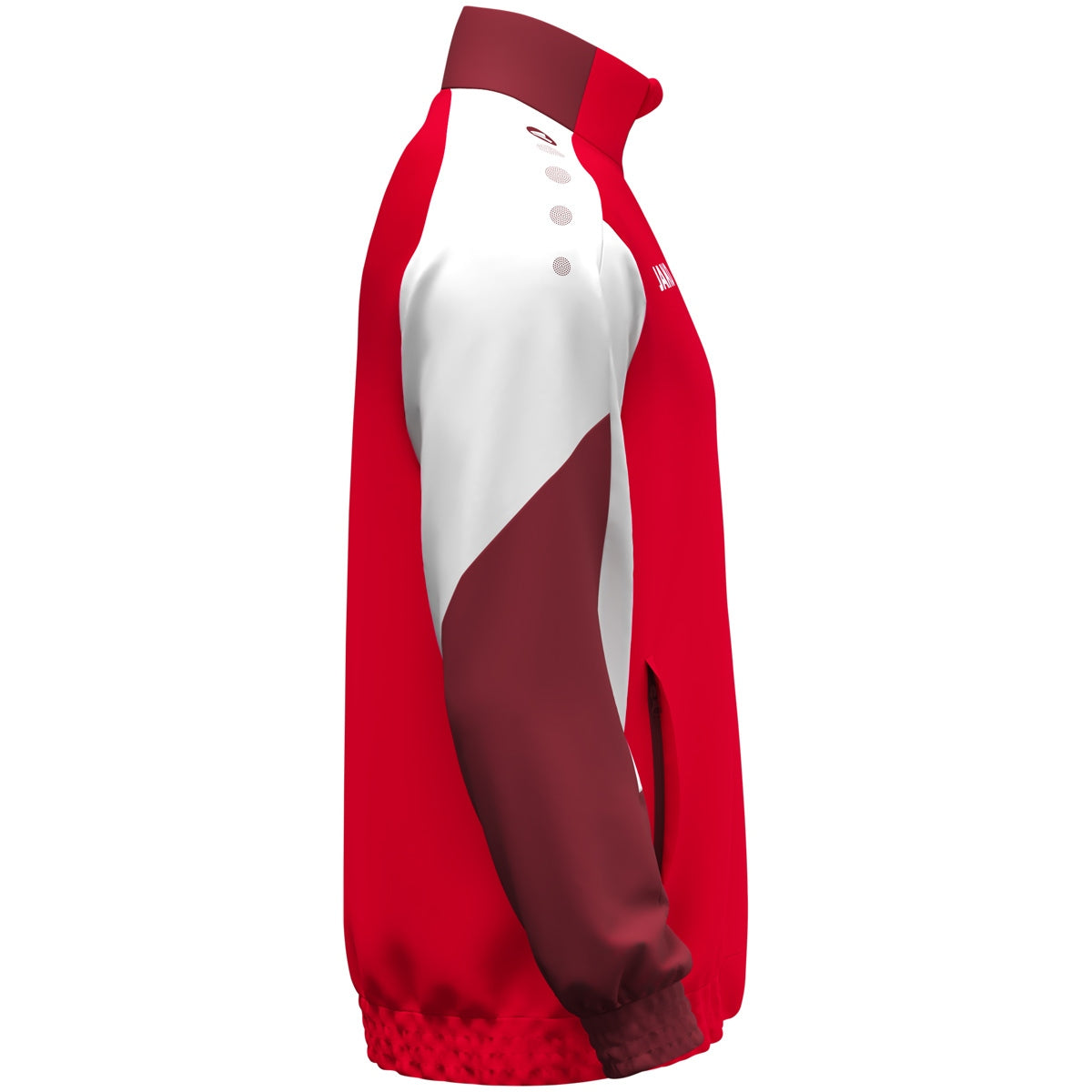 JAKO Webjacke Dynamic rot/weiß/dunkelrot