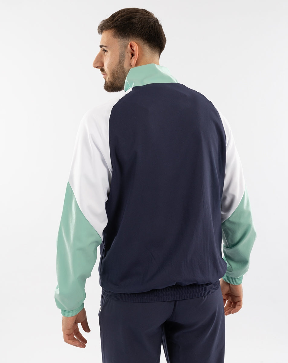 JAKO Webjacke Dynamic marine/weiß/minze