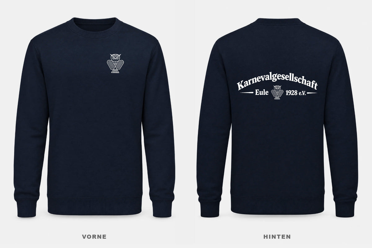 KG Eule 1928 Sweatshirt Navy vorne und hinten