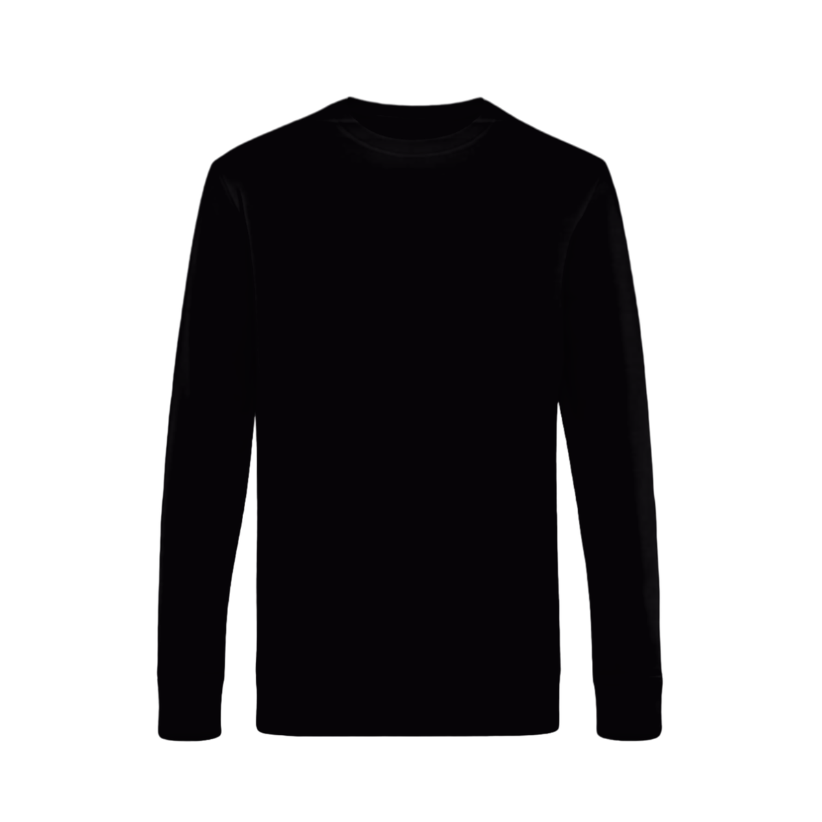 Sweat B&C King schwarz – Vorderansicht