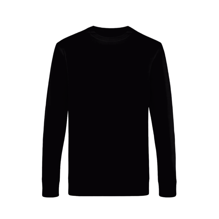 Sweat B&C King schwarz – Vorderansicht