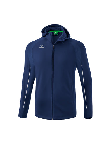 ERIMA LIGA STAR Trainingsjacke mit Kapuze new navy/weiß – Vorderansicht