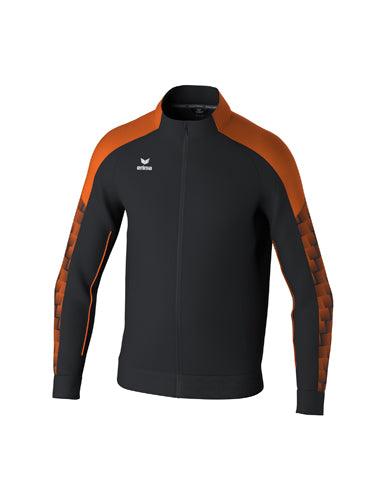 ERIMA EVO STAR Trainingsjacke schwarz/orange – Vorderansicht