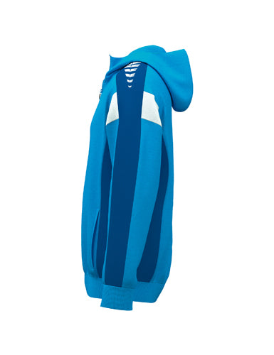 ERIMA CELEBRATE 125 Training Jacket with hood curacao/new royal – Seitenansicht