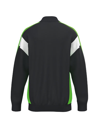 ERIMA CELEBRATE 125 Training Jacket schwarz/green gecko – Rückansicht