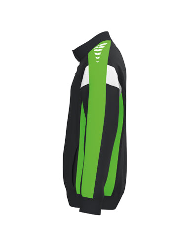 ERIMA CELEBRATE 125 Training Jacket schwarz/green gecko – Seitenansicht