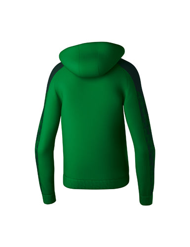 ERIMA EVO STAR Kapuzensweat smaragd/pine grove – Rückansicht