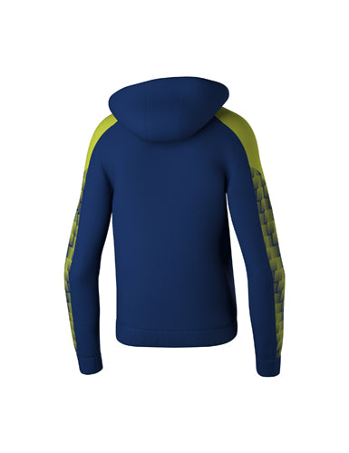 ERIMA EVO STAR Kapuzensweat new navy/lime – Rückansicht