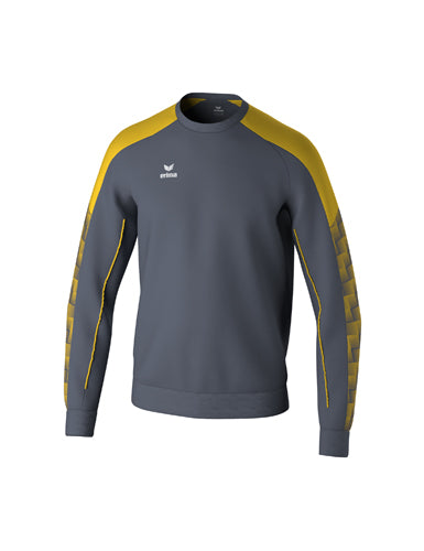 ERIMA EVO STAR Sweatshirt slate grey/gelb – Vorderansicht