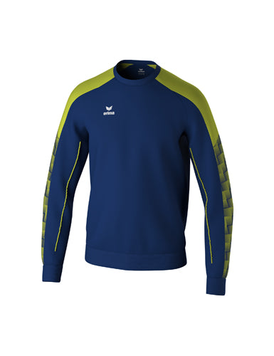 ERIMA EVO STAR Sweatshirt new navy/lime – Vorderansicht