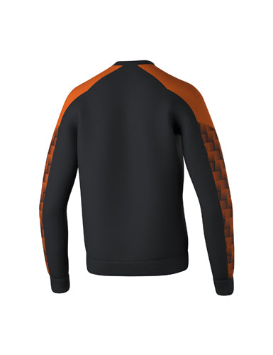 ERIMA EVO STAR Sweatshirt schwarz/orange – Rückansicht