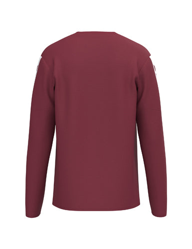 ERIMA INTRO Sweatshirt bordeaux – Rückansicht
